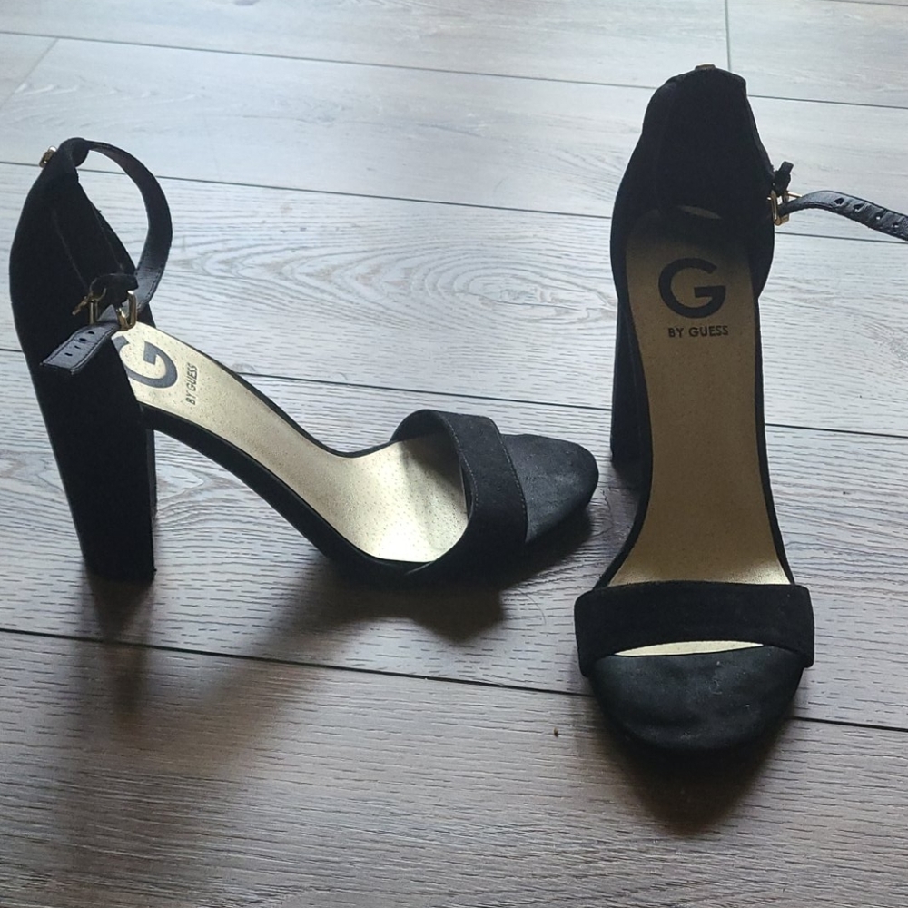 Black Strap heels